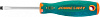 Отвертка стержневая шлицевая ANTI-SLIP GRIP, SL5.5х75 мм D71S575 - фото Мастеринструмент