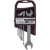 Набор ключей гаечных рожковых на держателе, 6-22 мм, 6 предметов OEWS006 - фото Мастеринструмент