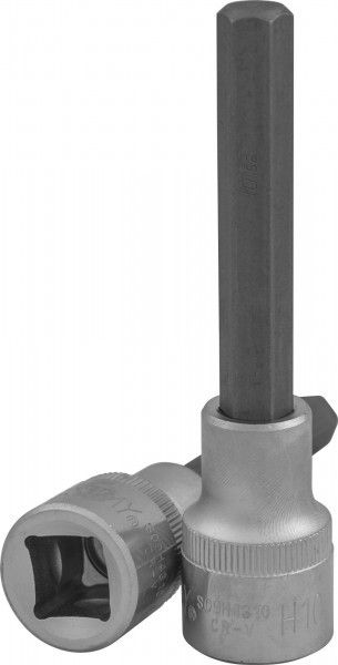 Насадка торцевая 1/2DR с вставкой-битой шестигранной, H16, 100 мм S09H4316