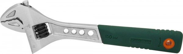 Ключ разводной эргономичный с пластиковой ручкой, 0-19 мм, L-150 мм W27AT6