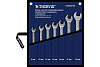 Набор ключей гаечных комбинированных трещоточных карданных в сумке, 8-19 мм, 7 предметов CFRWS7TB - фото Мастеринструмент