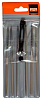 2-470-16-2-0 Набор надфилей 160мм 6шт насечка бархатная BACHO - фото Мастеринструмент