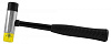 Молоток с мягкими бойками и фиберглассовой ручкой, 840 гр. M07016 - фото Мастеринструмент