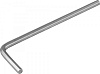 Ключ торцевой шестигранный короткий, H2.5 HKS25 - фото Мастеринструмент