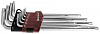 Набор ключей торцевых TORX® удлиненных, Т10-T50, 9 предметов TKL9S - фото Мастеринструмент