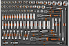 Набор головок торцевых 1/4, 3/8, 1/2 с аксессуарами в EVA ложементе 560x375 мм, 111 пр. OMT111STE - фото Мастеринструмент