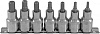 Набор насадок торцевых 1/2DR с вставками-битами шестигранными на дрежателе, H4-H10, 7 предметов 912207 - фото Мастеринструмент