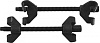 Стяжки пружин амортизационных стоек 270 мм, 2 предмета ASC27 - фото Мастеринструмент