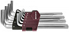 Набор ключей торцевых шестигранных, H1.5-H10, 10 предметов HK10S - фото Мастеринструмент