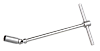 BE1T14 Ключ свечной Т-образный с шарниром, 14мм BACHO - фото Мастеринструмент
