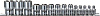 Набор головок торцевых 1/4, 3/8, 1/2DR на держателе, внешний TORX®, E4-E24, 14 предметов 910614 - фото Мастеринструмент