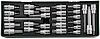 Набор насадок торцевых 3/8 и 1/2DR с вставками-битами в ложементе, 27 предметов S06H427SP - фото Мастеринструмент