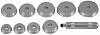 Комплект для установки подшипников и сальников, 10 предметов AN010008A - фото Мастеринструмент