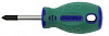 Отвертка стержневая крестовая ANTI-SLIP GRIP, PH1x38 мм D71P138 - фото Мастеринструмент