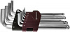 Набор ключей торцевых шестигранных с шаром, H1.5-H10, 10 предметов HKB10S - фото Мастеринструмент